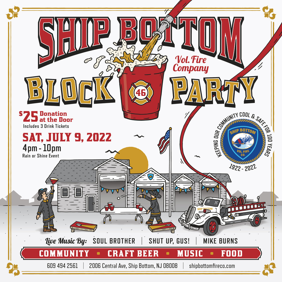 2022 Ship Bottom Vol. Fire Co. Block Party