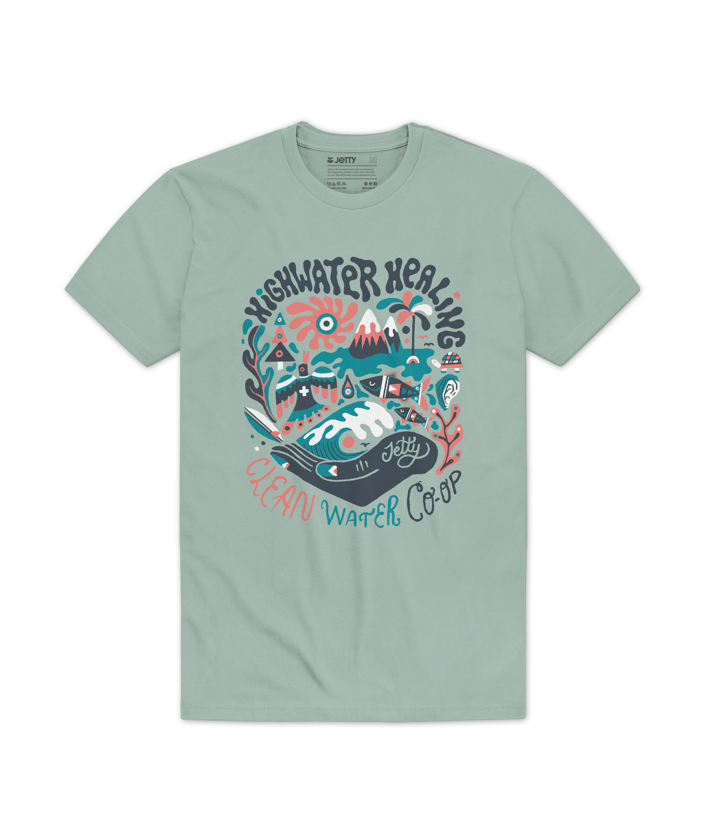 Youth Highwater Healing Tee - Mint