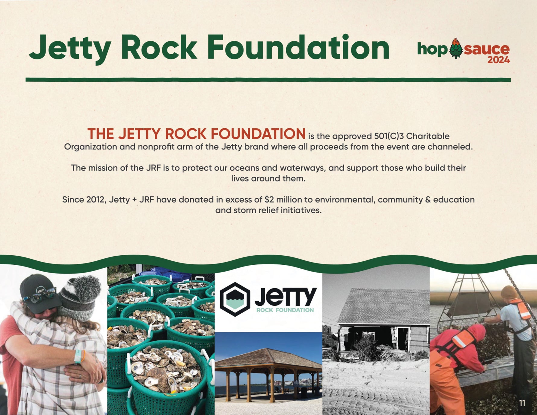 HopSauce Sponsorship – Jetty Rock Foundation