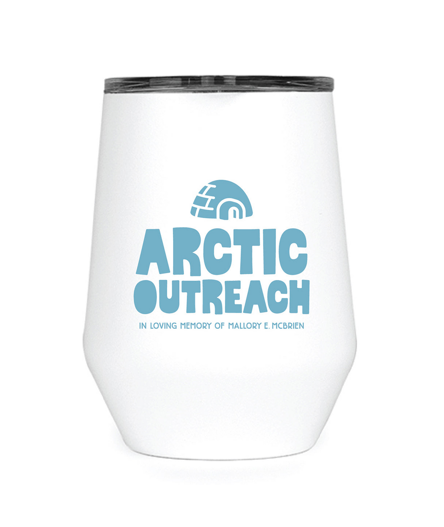 Arctic Outreach Insulated Wine Tumbler - White