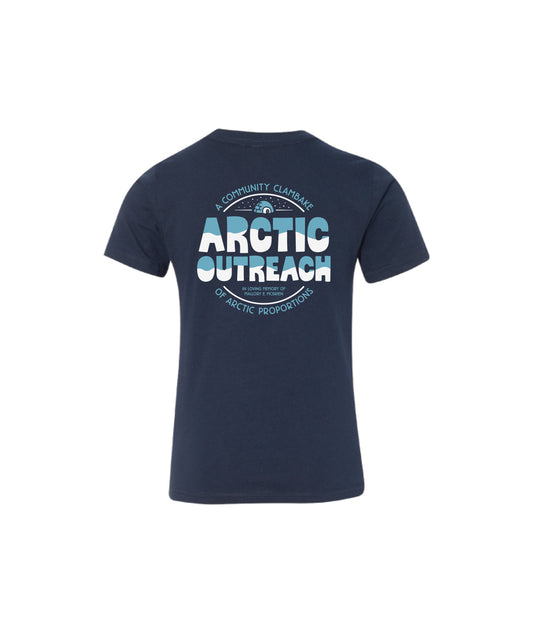 Youth Arctic Outreach Tee - Navy
