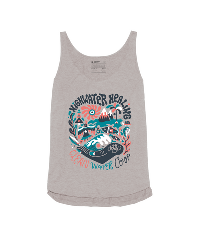 Highwater Healing Tank - Grey